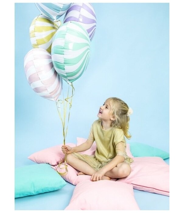 Folieballon snoepjes roze 45cm