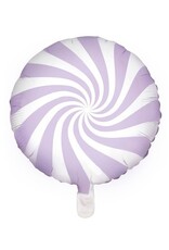 Folieballon snoepjes lila 45 cm