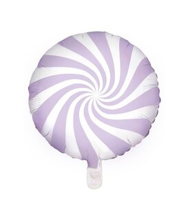 Folieballon snoepjes lila 45 cm