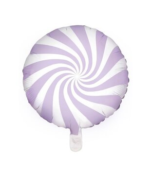 Folieballon snoepjes lila 45 cm
