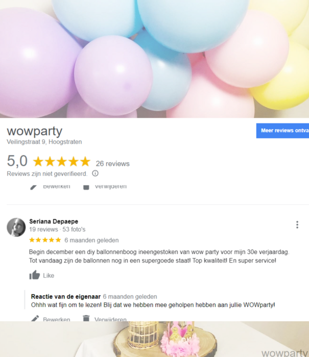 WOW Ballonnenboog | Mare
