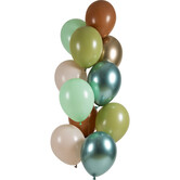 Ballonnenpakket safari 12 stuks