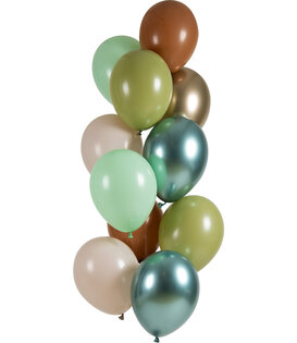 Ballonnenpakket safari 12 stuks