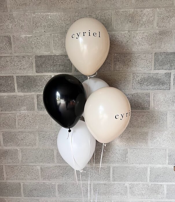 Latex ballonnen met naam