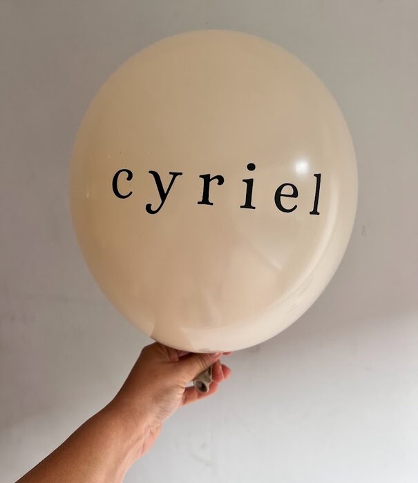Latex ballonnen met naam