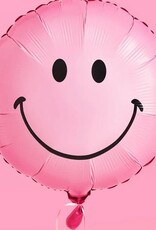 Ballonnenpakket Smiley roze - geel