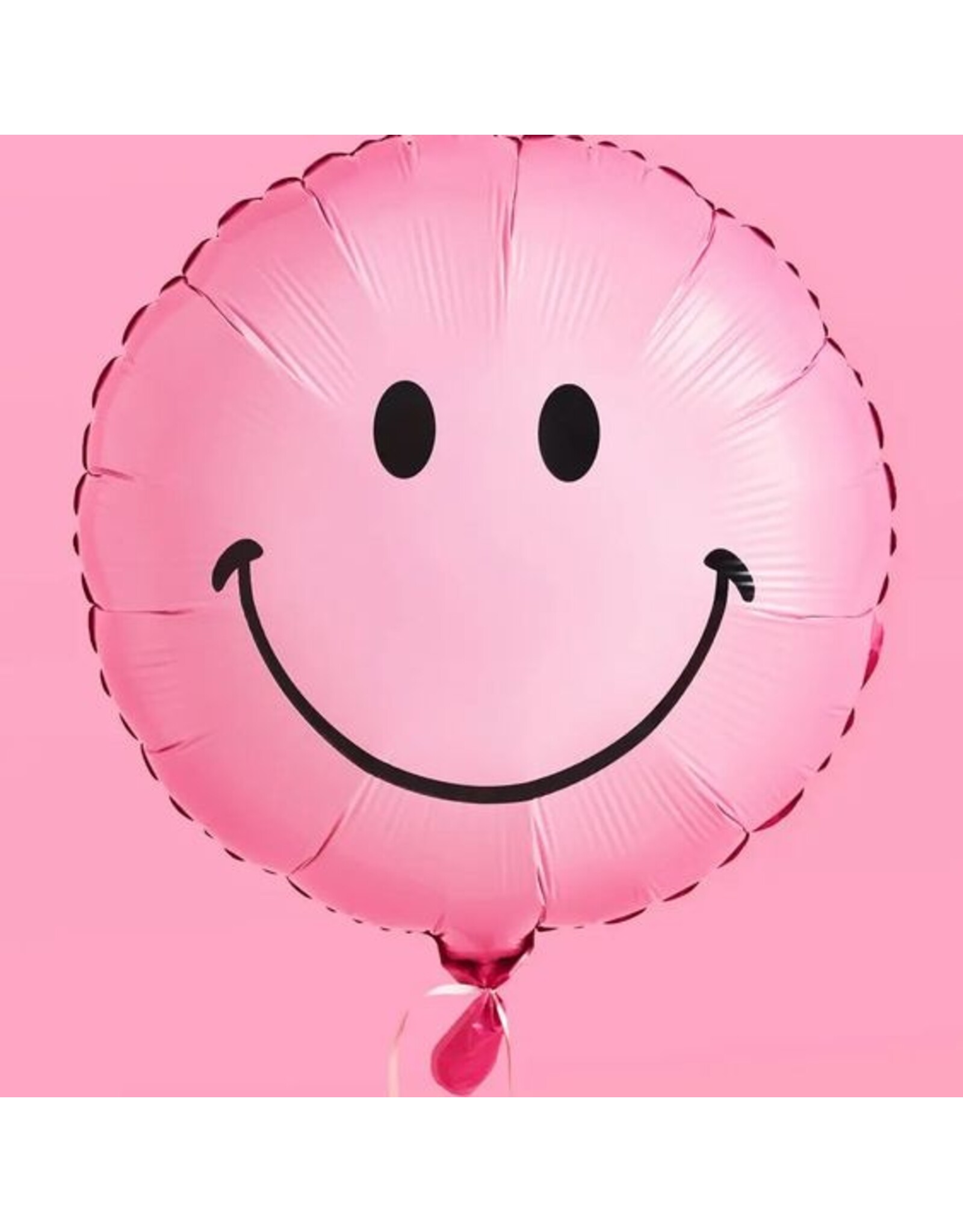 Ballonnenpakket Smiley roze - geel