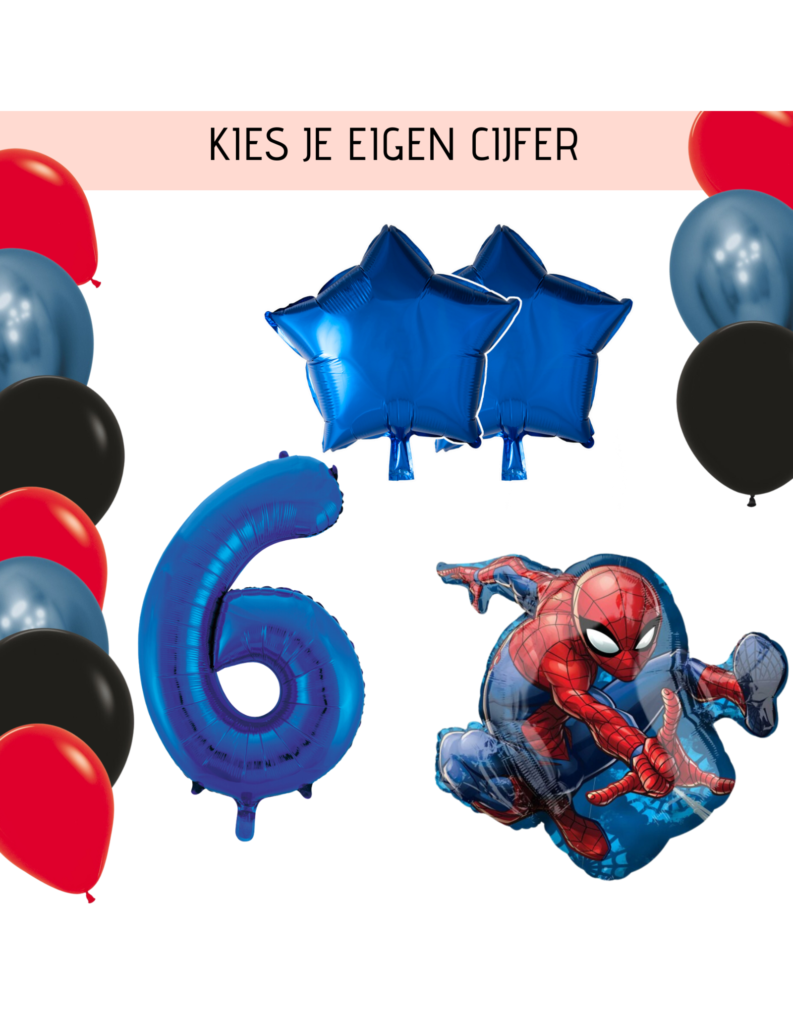 Ballonnenpakket spiderman