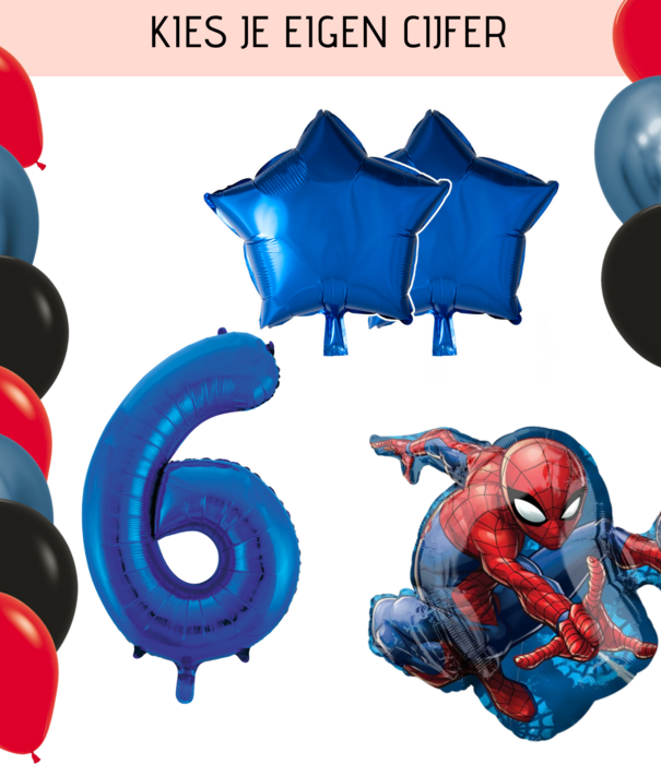 Ballonnenpakket spiderman