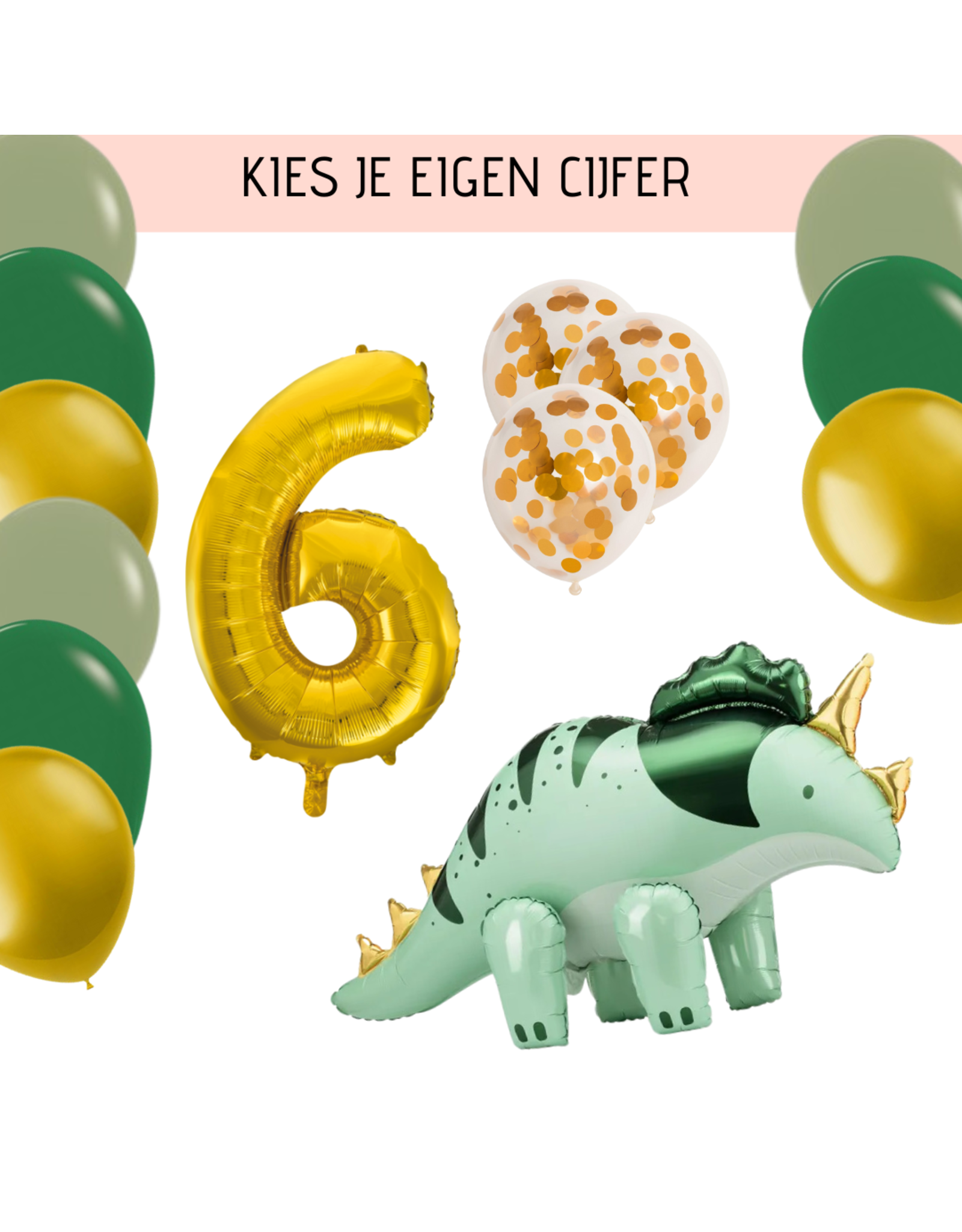 Ballonnenpakket Dino