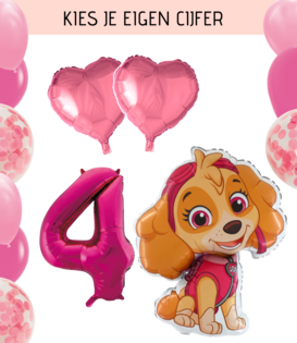 Ballonnenpakket paw patrol sky