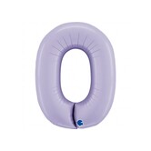 Cijferballon XXL | 0 Lila