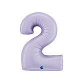 Cijferballon XXL | 2 lila