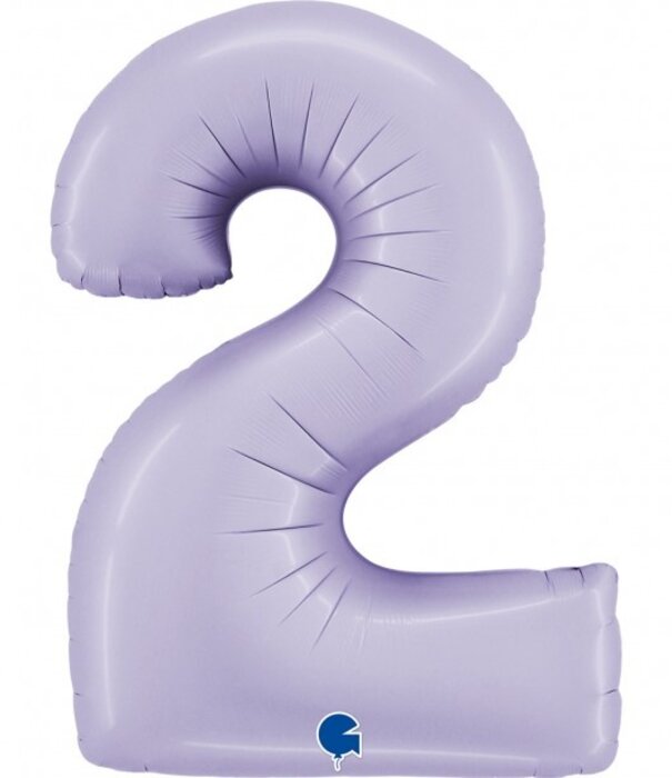 Cijferballon XXL | 2 lila