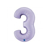 Cijferballon XXL | 3 lila