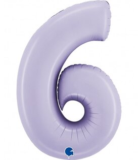 Cijferballon XXL | 6 Lila