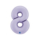 Cijferballon XXL | 8 lila