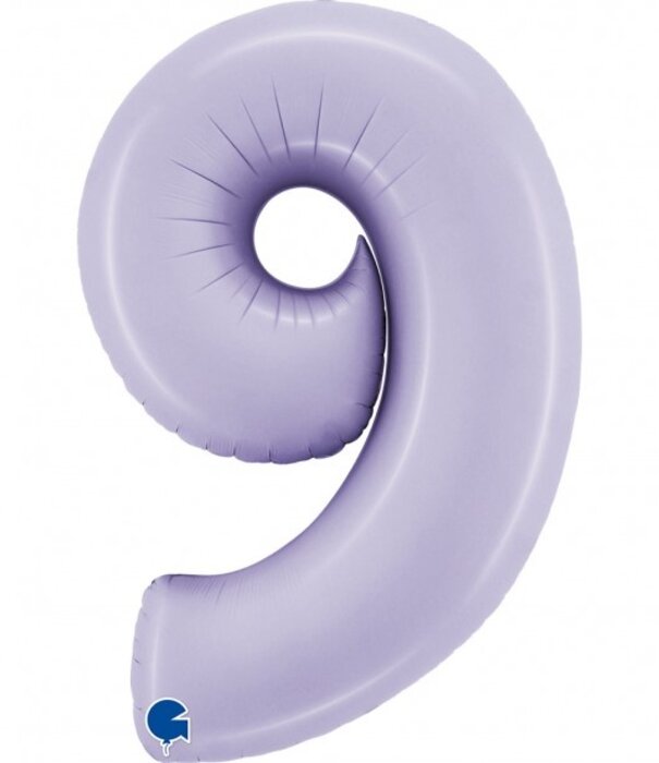 Cijferballon XXL | 9 lila