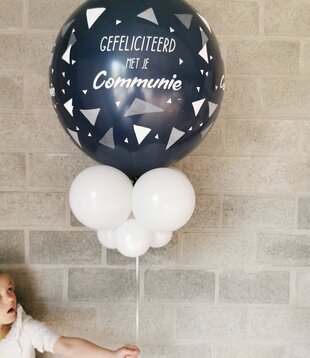 Communie ballon (gevuld met helium)
