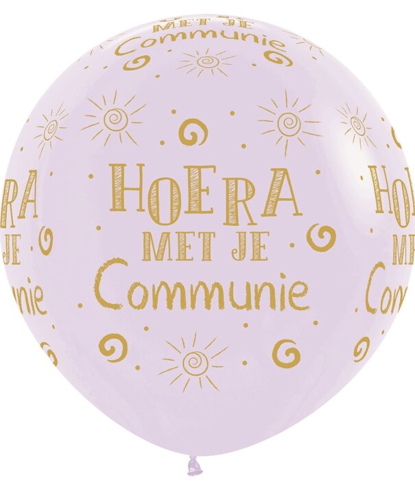 Communie ballon (gevuld met helium)