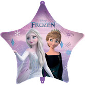 Folieballon frozen - stervorm 46 cm