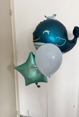 Ballonnentros walvis gevuld met helium