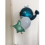 Ballonnentros walvis gevuld met helium