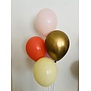 Ballonnentros gevuld met helium COLOR