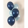 Ballonnentros gevuld met helium: blauw