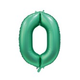 Cijferballon XXL | Satijn groen