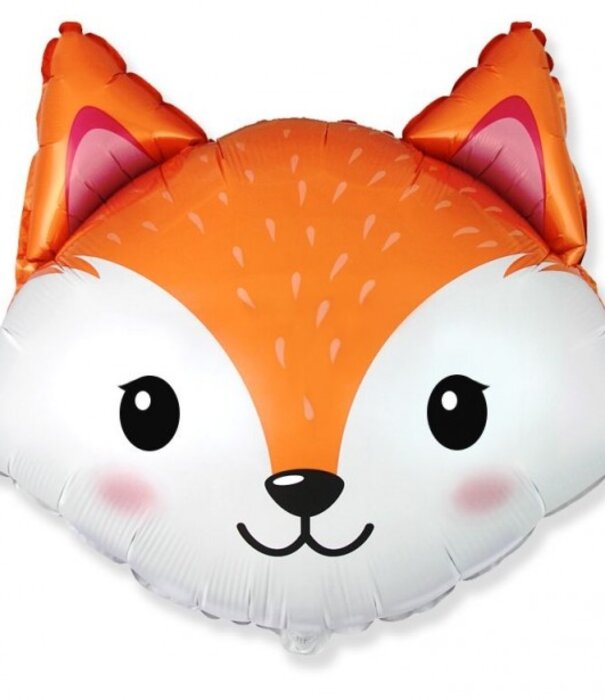 Folieballon schattig vossenhoofje