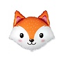 Folieballon schattig vossenhoofje