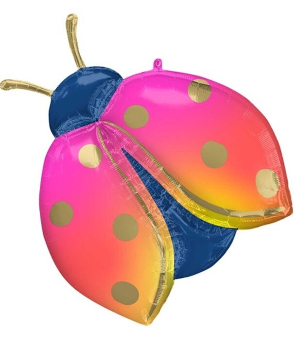 XXL folieballon Lieveheersbeestje 83cm