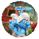 Folieballon Brillsmurf en lolsmurf