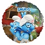 Folieballon Brillsmurf en lolsmurf