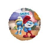 Folieballon grote smurf & smurfin
