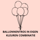 Ballonnentros gevuld met helium: KIES JE EIGEN KLEUREN
