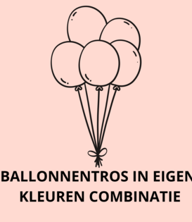 Ballonnentros gevuld met helium: KIES JE EIGEN KLEUREN