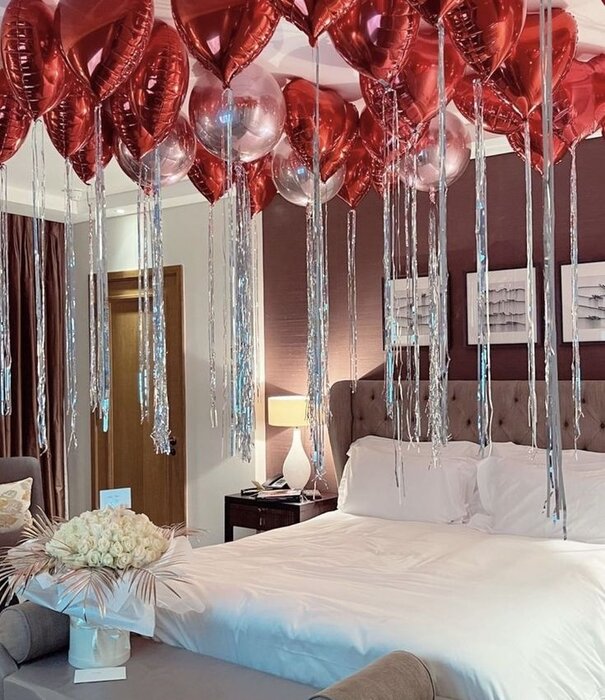 Valentijn ballonnenmuur