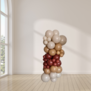 Organisch ballonnenpilaar Beige - bruin