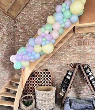 Opgeblazen Ballonslinger Pastel