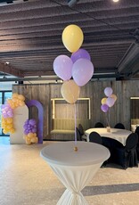 Ballonnentros gevuld met helium lila - paars - peach Ballonnentros gevuld met helium lila - paars - peach