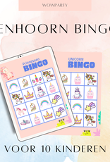 wowparty Bingo eenhoorn wowparty Bingo eenhoorn