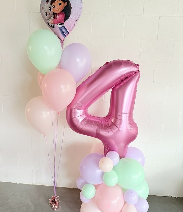 Ballonnentros Gabby's poppenhuis