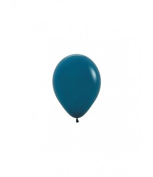 10x mini ballon | Deep teal blauw