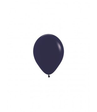 10x mini ballon | Navy blauw