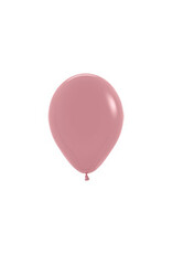 50 stuks | latex ballonnen | Rosewood (oud roze)
