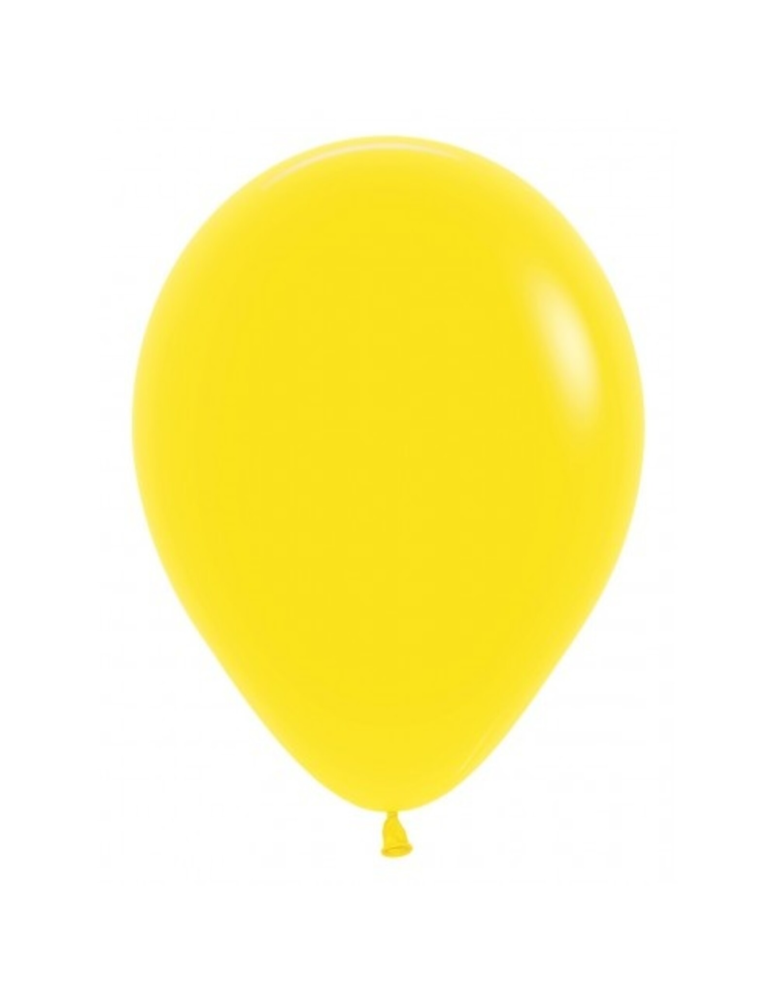 50 stuks | latex ballonnen geel | 30 cm