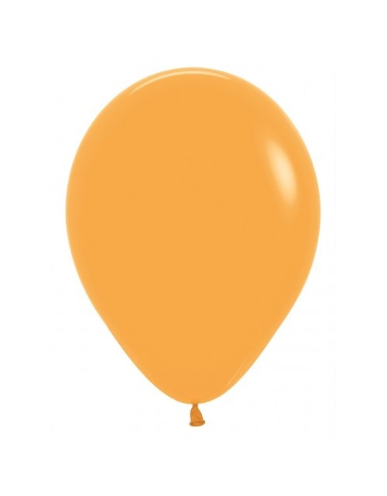 50 stuks | latex ballon mosterd geel | 30 cm