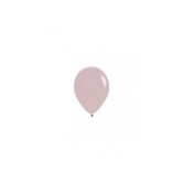 10x mini ballon | pastel dusk rose 12 cm